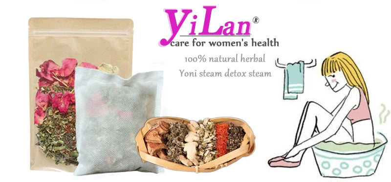 5 Packs Yoni Steam 100% Chinese Herbal Medicine Vaginal Detox Bath Vagina Care Douche Yoni SPA Feminine Hygiene Product Health