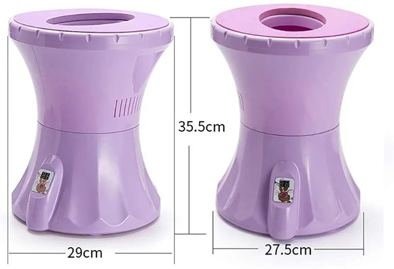 Vaginal Spa Yoni Steam Seat Sitz Bath Moxibustion Herbal Steamer V Steam Kit Fumigation Instrument For Hips Post-Partum Care