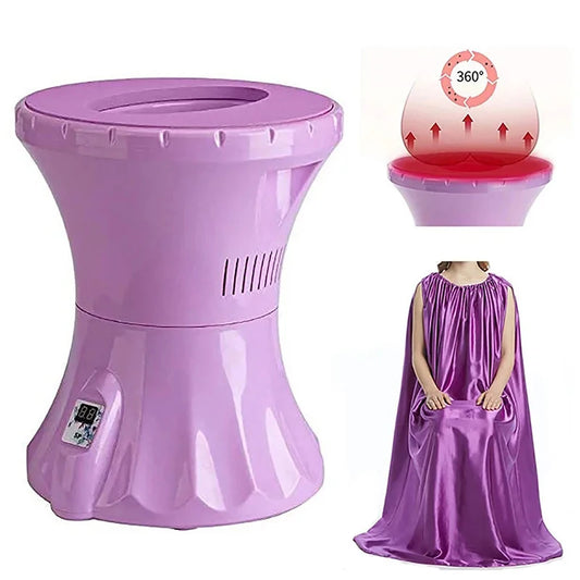 Vaginal Spa Yoni Steam Seat Sitz Bath Moxibustion Herbal Steamer V Steam Kit Fumigation Instrument For Hips Post-Partum Care