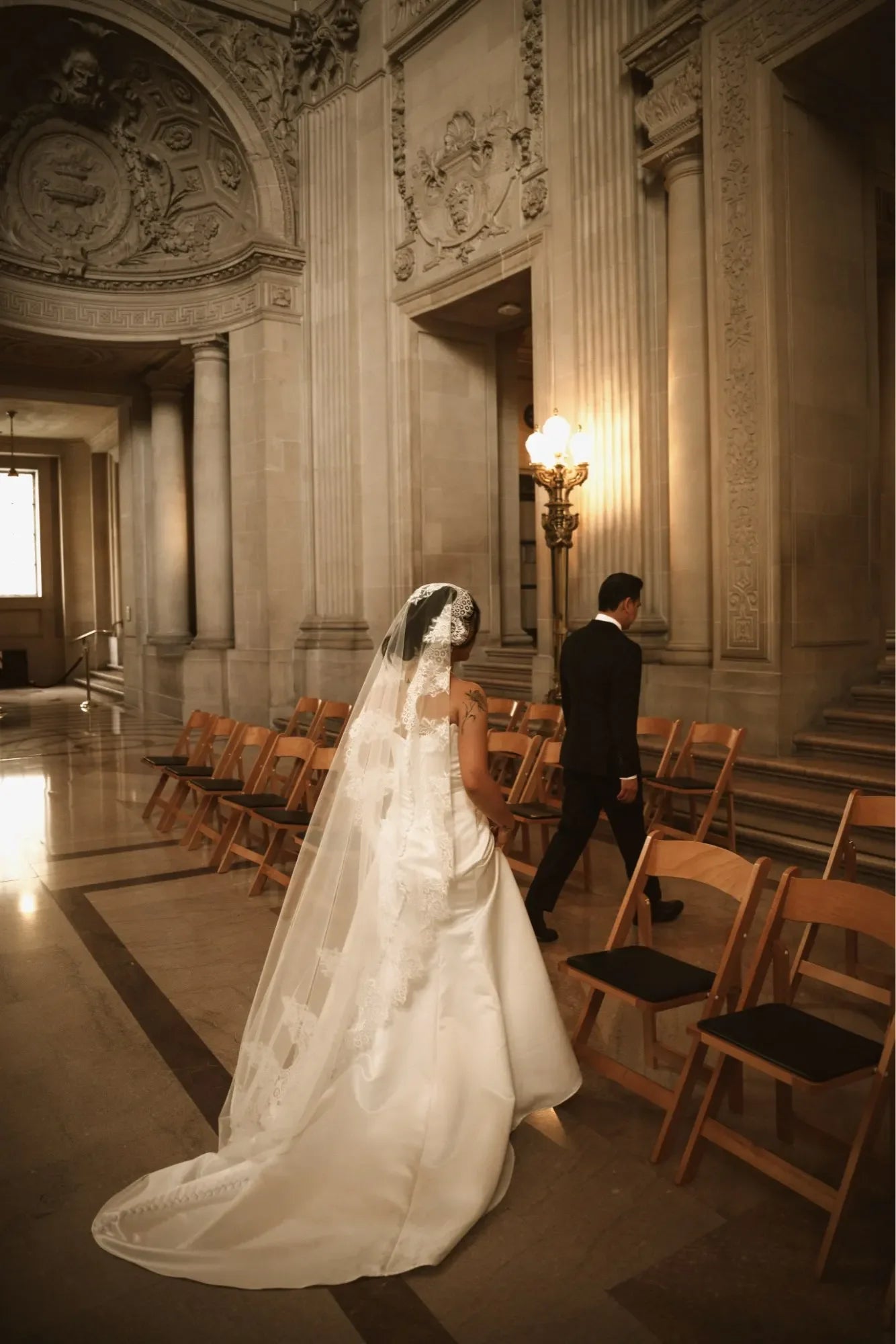 White/Ivory Wedding Veil 3m Long Comb Lace Mantilla Cathedral Bridal Veils Wedding Accessories Veu De Noiva Customized