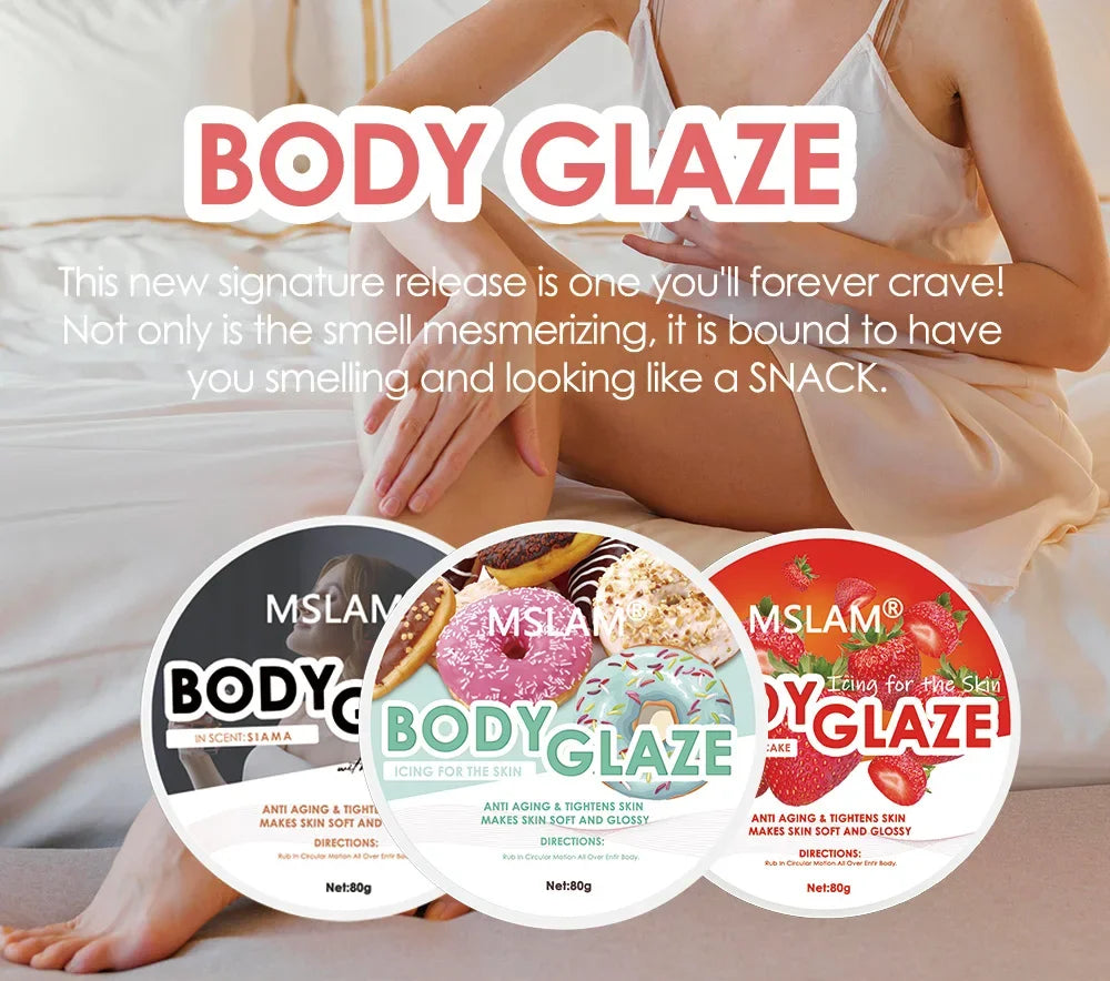 Body Glaze Body Butter Whipped for Women Moisturizer for Women Anti Aging Body Cream Leaves Skin Soft